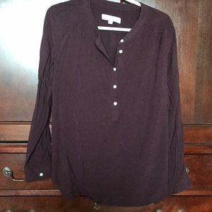 purple long sleeve top